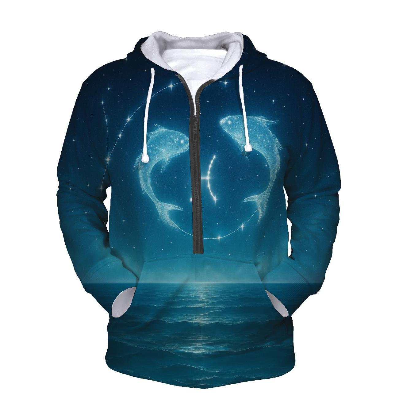 Pisces Dreaming Ocean Zodiac Horizon hoodie designs