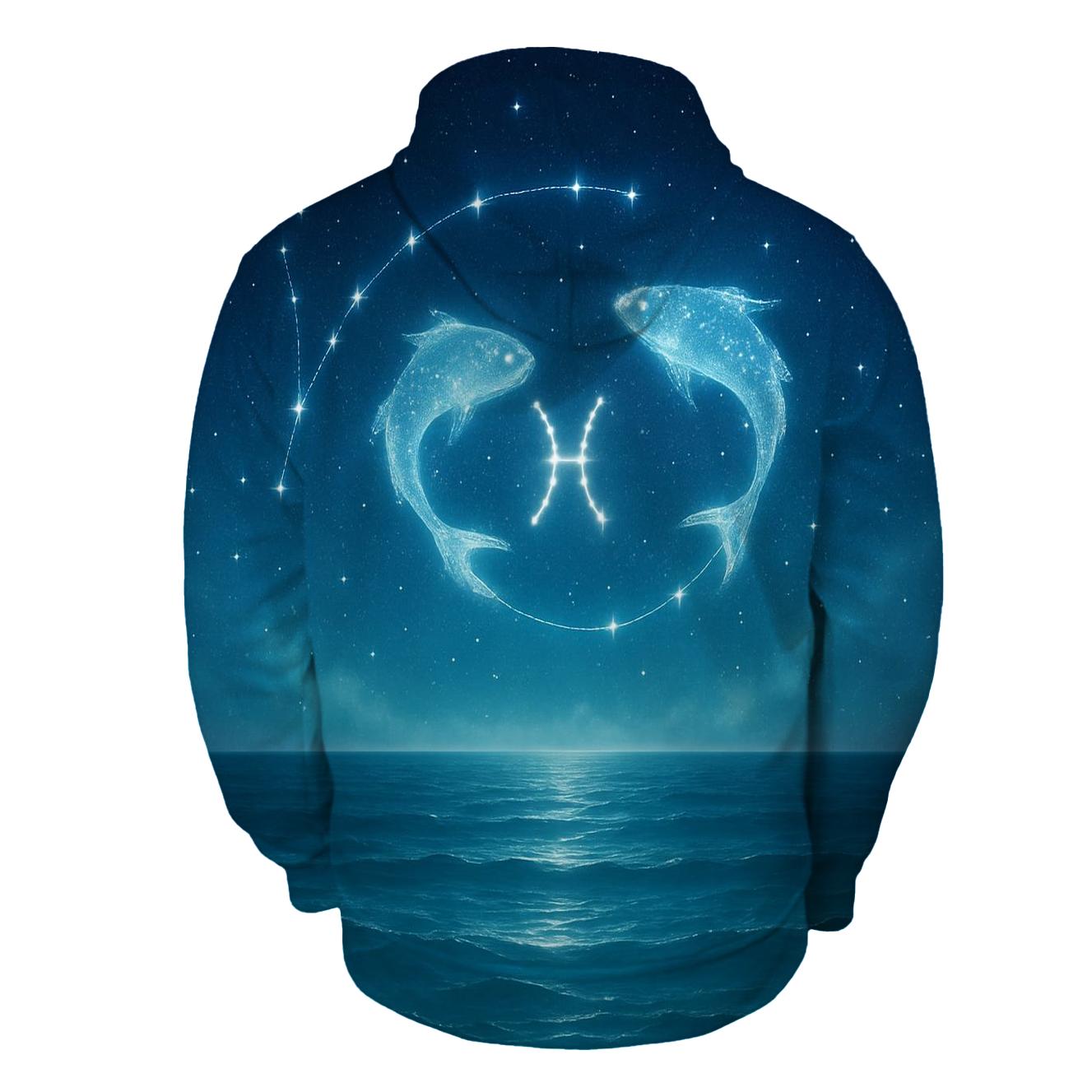 Pisces Dreaming Ocean Zodiac Horizon hoodie designs