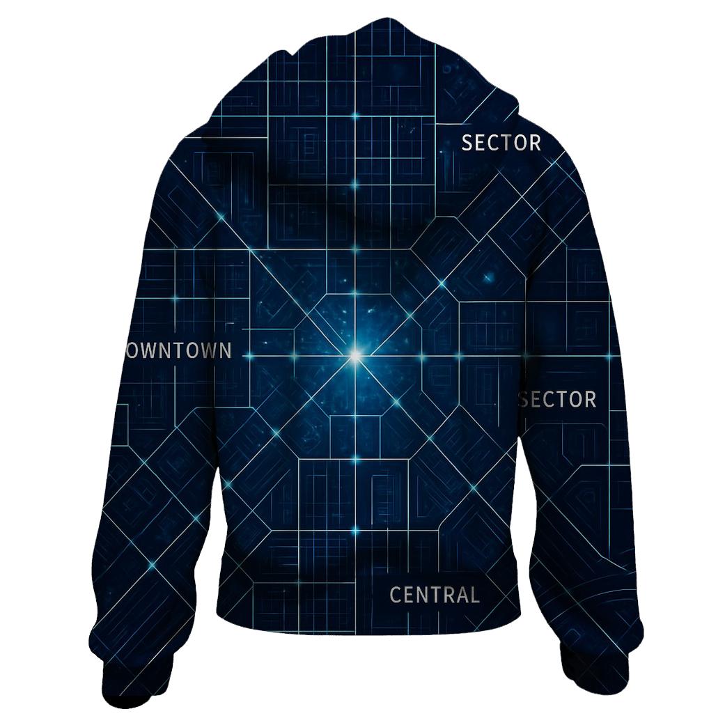 Stellar Blueprint City Grid hoodies fashion