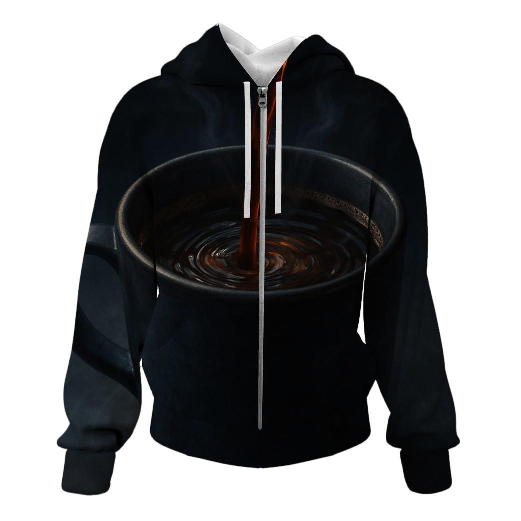 Midnight Pour zip-up hoodies