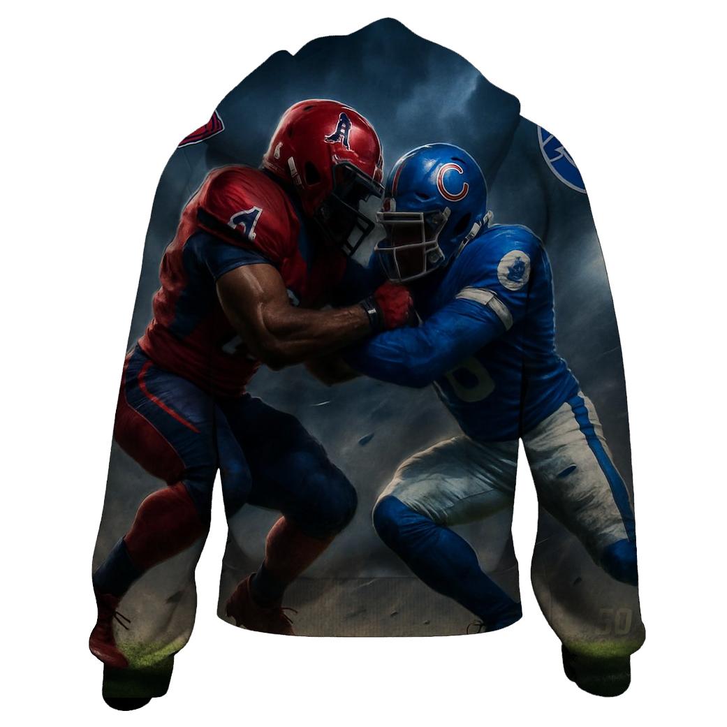 Gridiron Tomahawk Clash designer hoodies