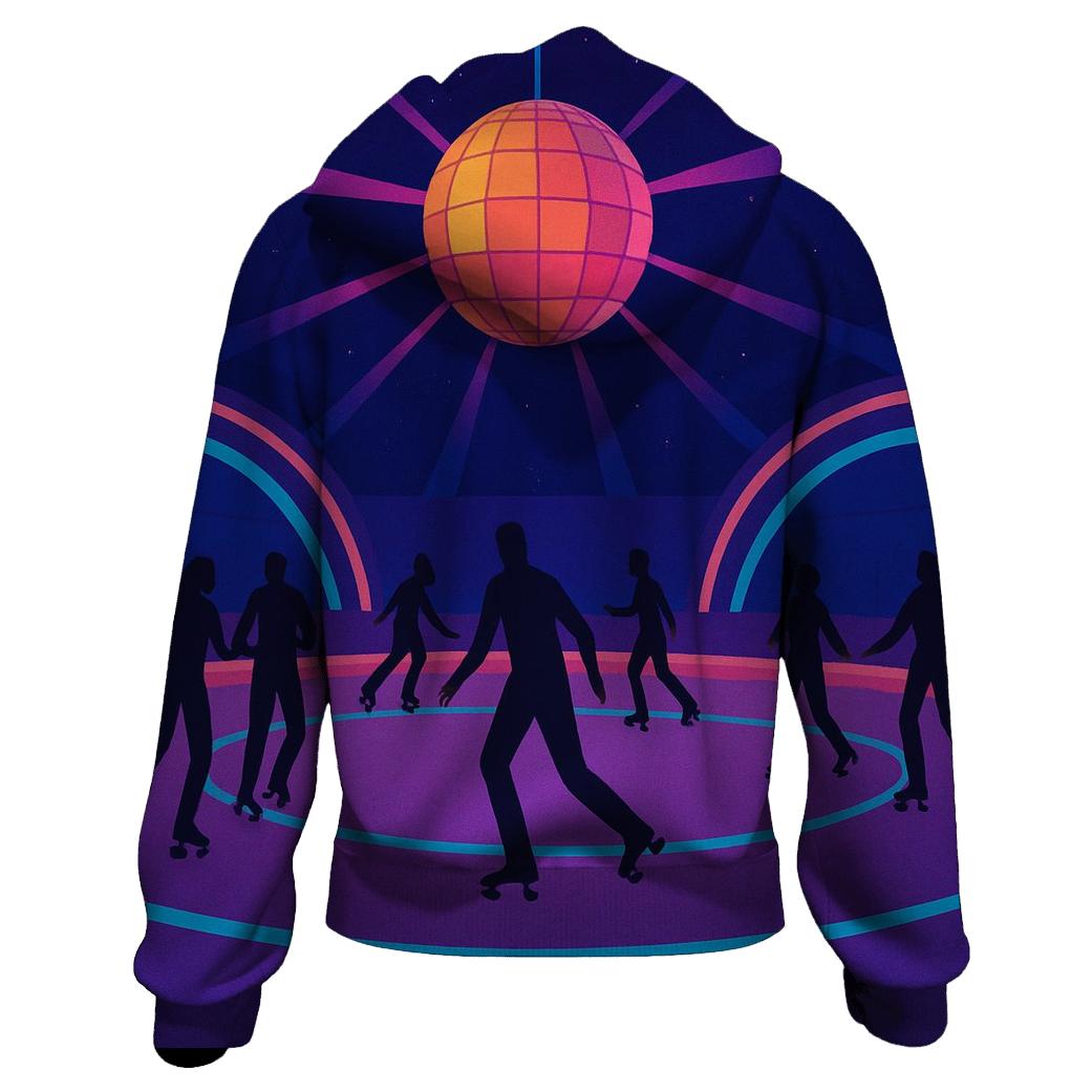 Neon Roller Rink Nights hoodies fashion