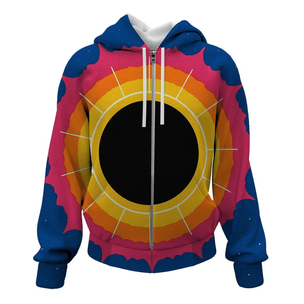 Concentric Eclipse Halo Field hoodie trends