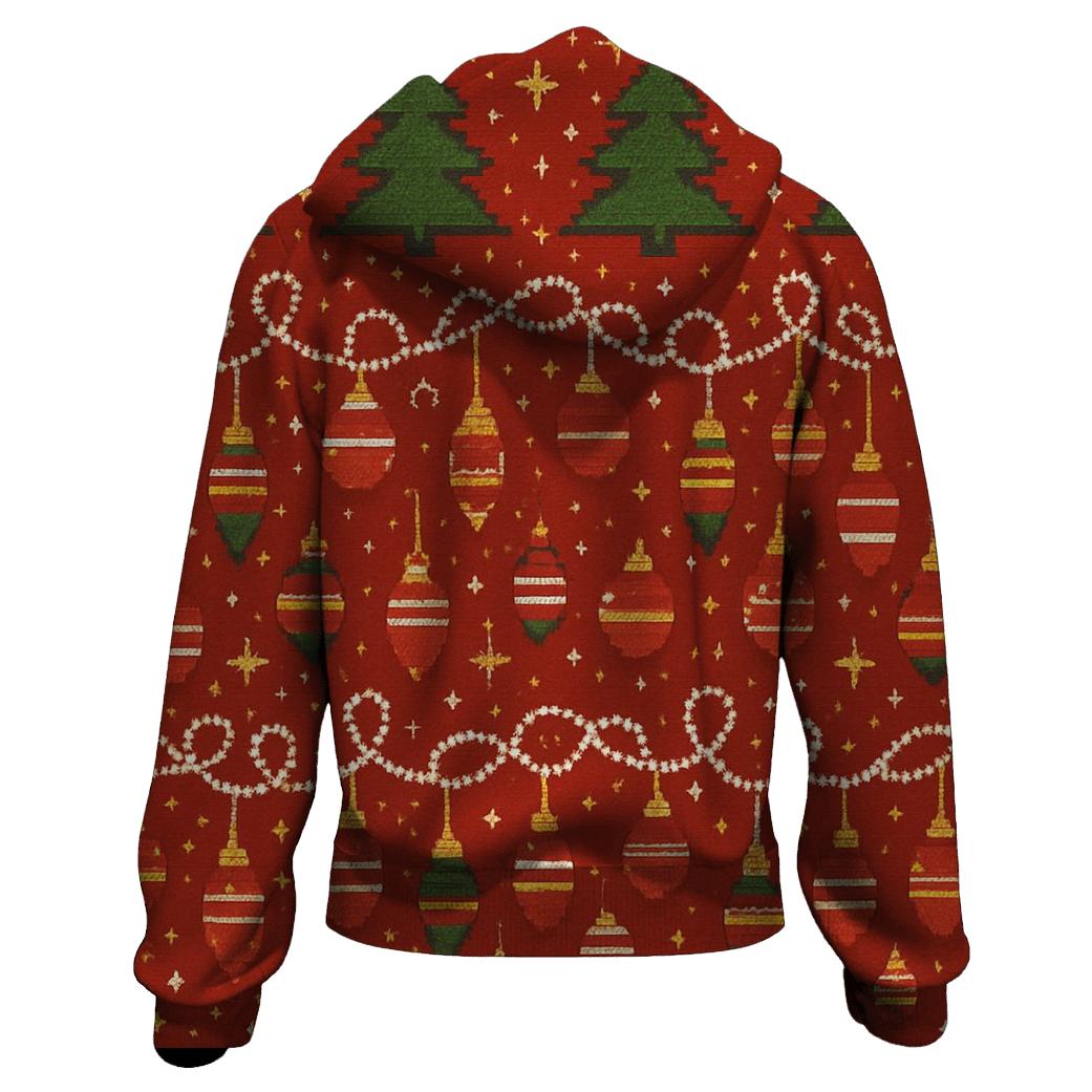 Tangled Tinsel Forest Bands Design designer hoodies