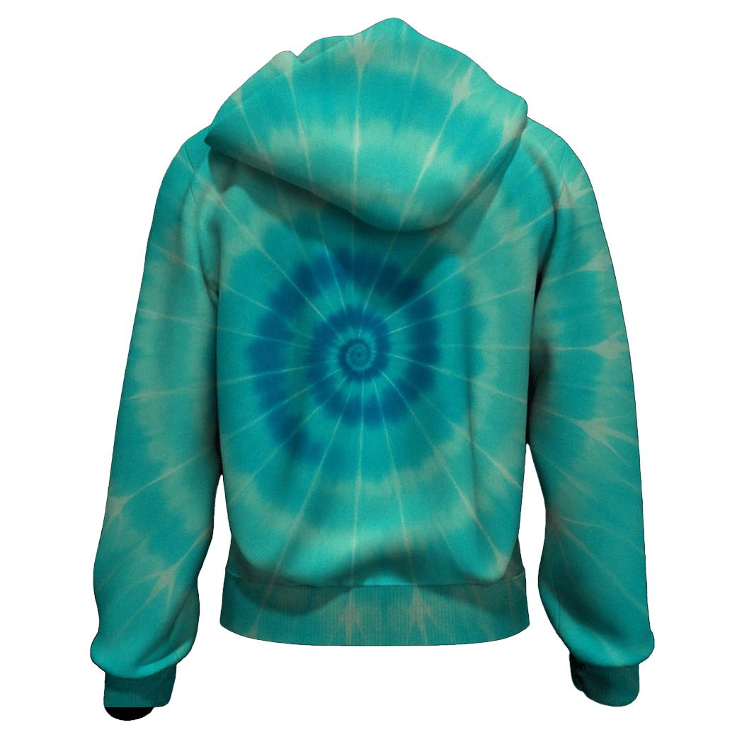Celestial Spiral Bloom lightweight hoodies