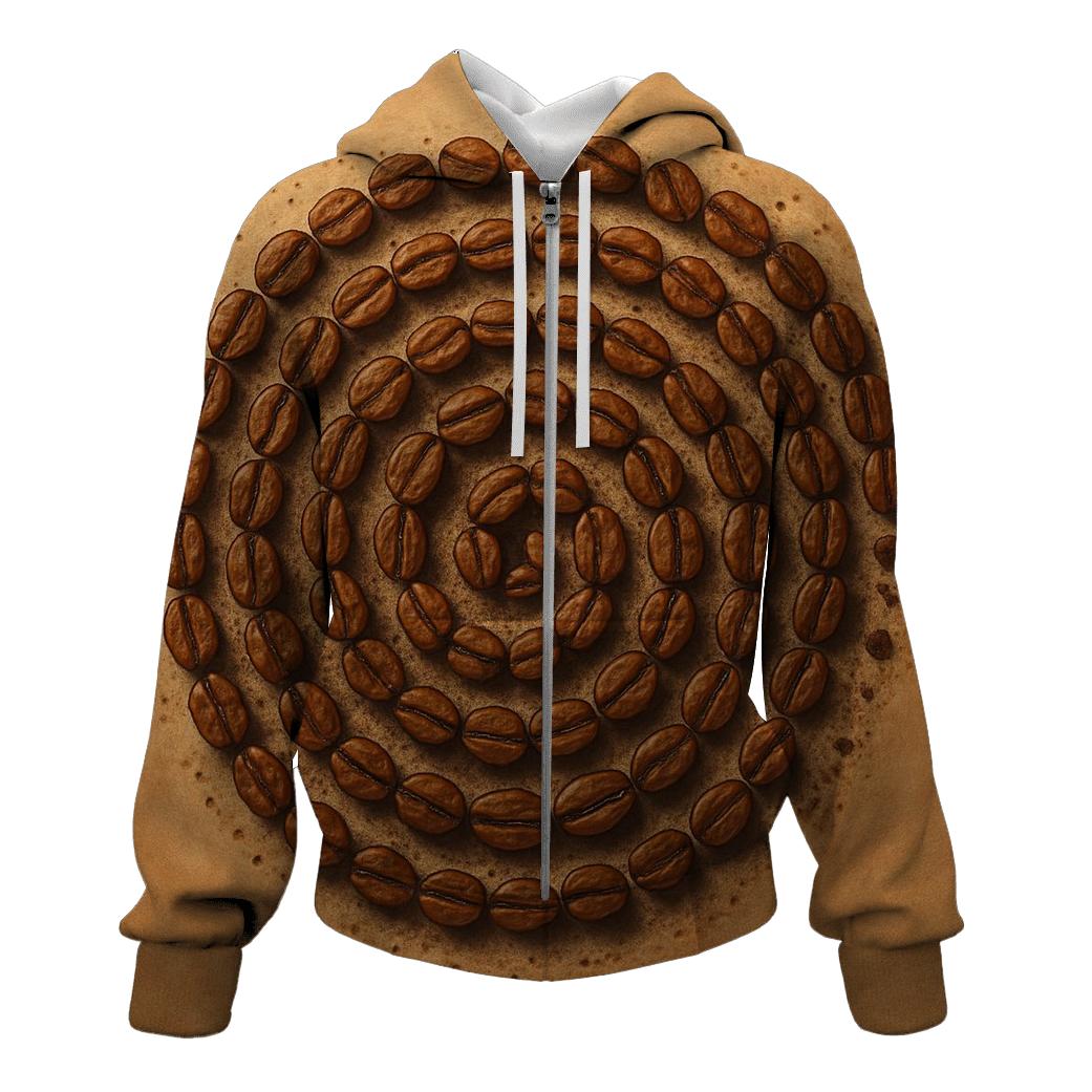 Amber Bean Spiral custom hoodies