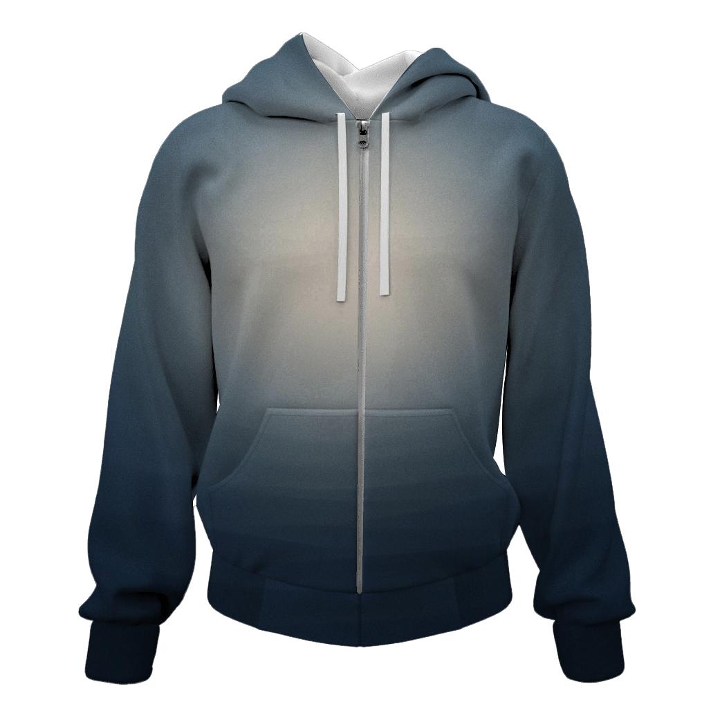 Lunar Tide Glow zip-up hoodies