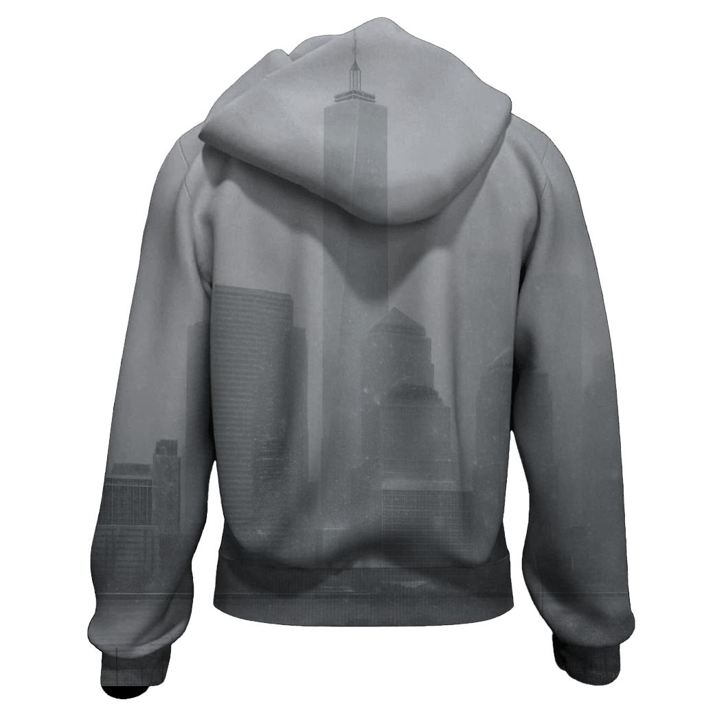 Winter Storm Over Lower Manhattan custom hoodies