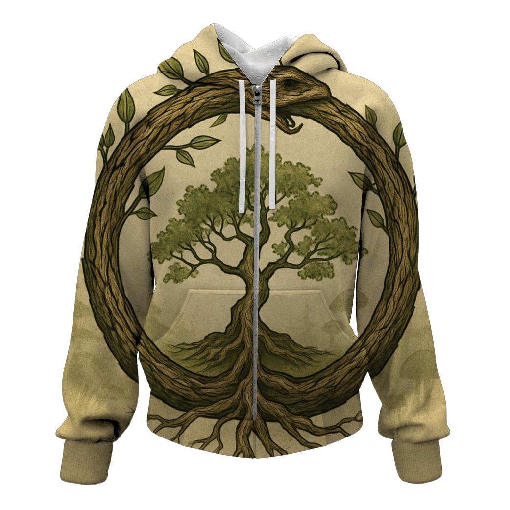 Forest Spirit Ouroboros hoodie trends
