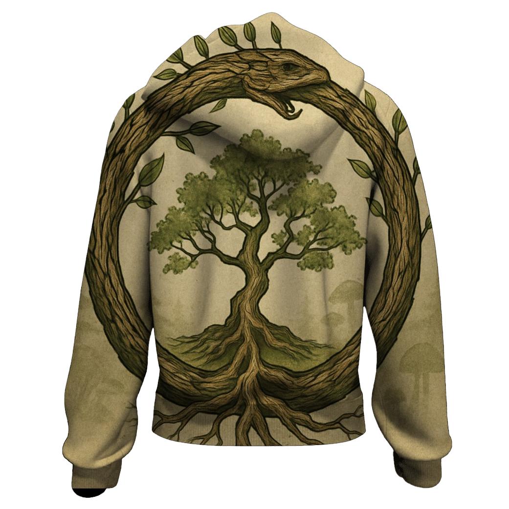 Forest Spirit Ouroboros hoodie trends