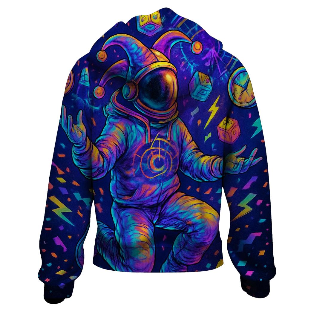 Chaotic Constellation Carnival zip-up hoodies