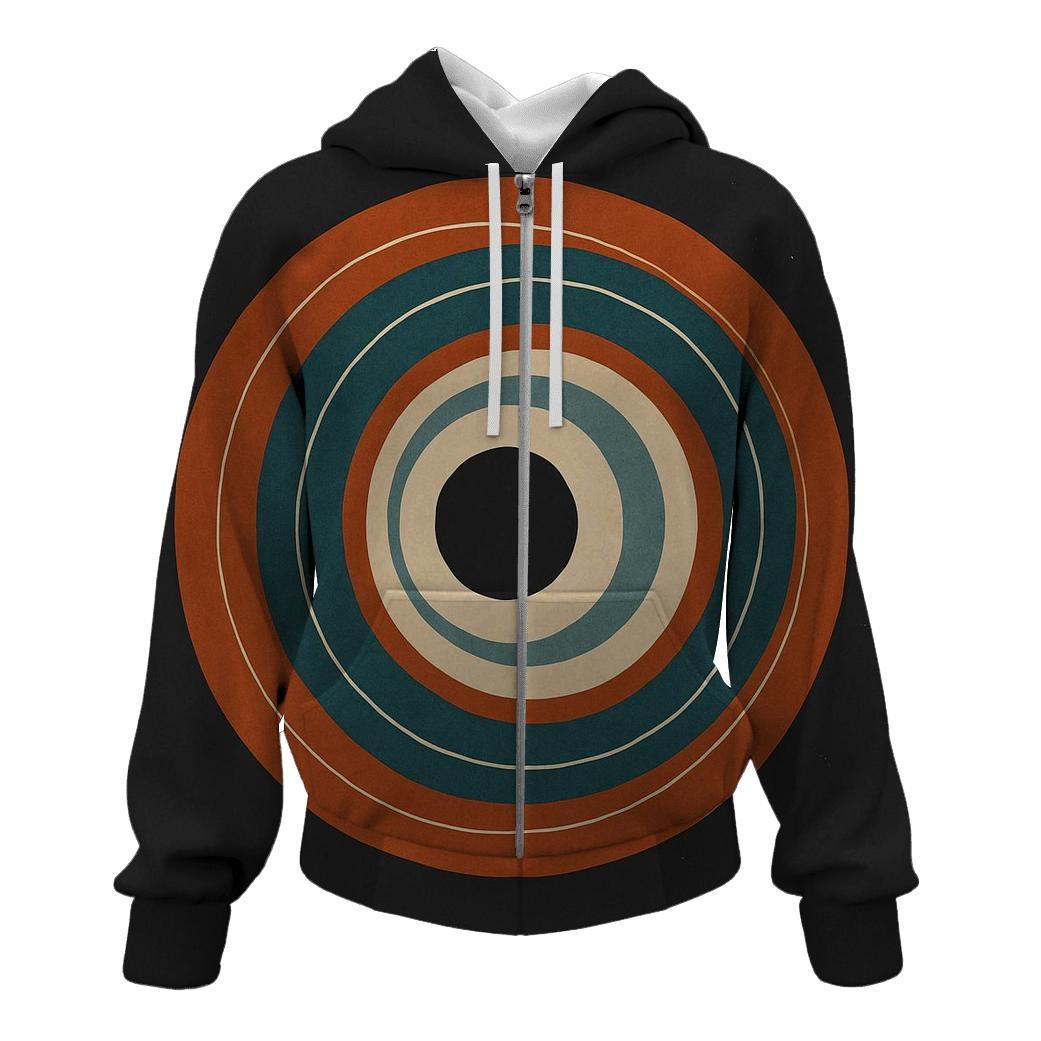 Accretion Disk Belt Mosaic pullover hoodies