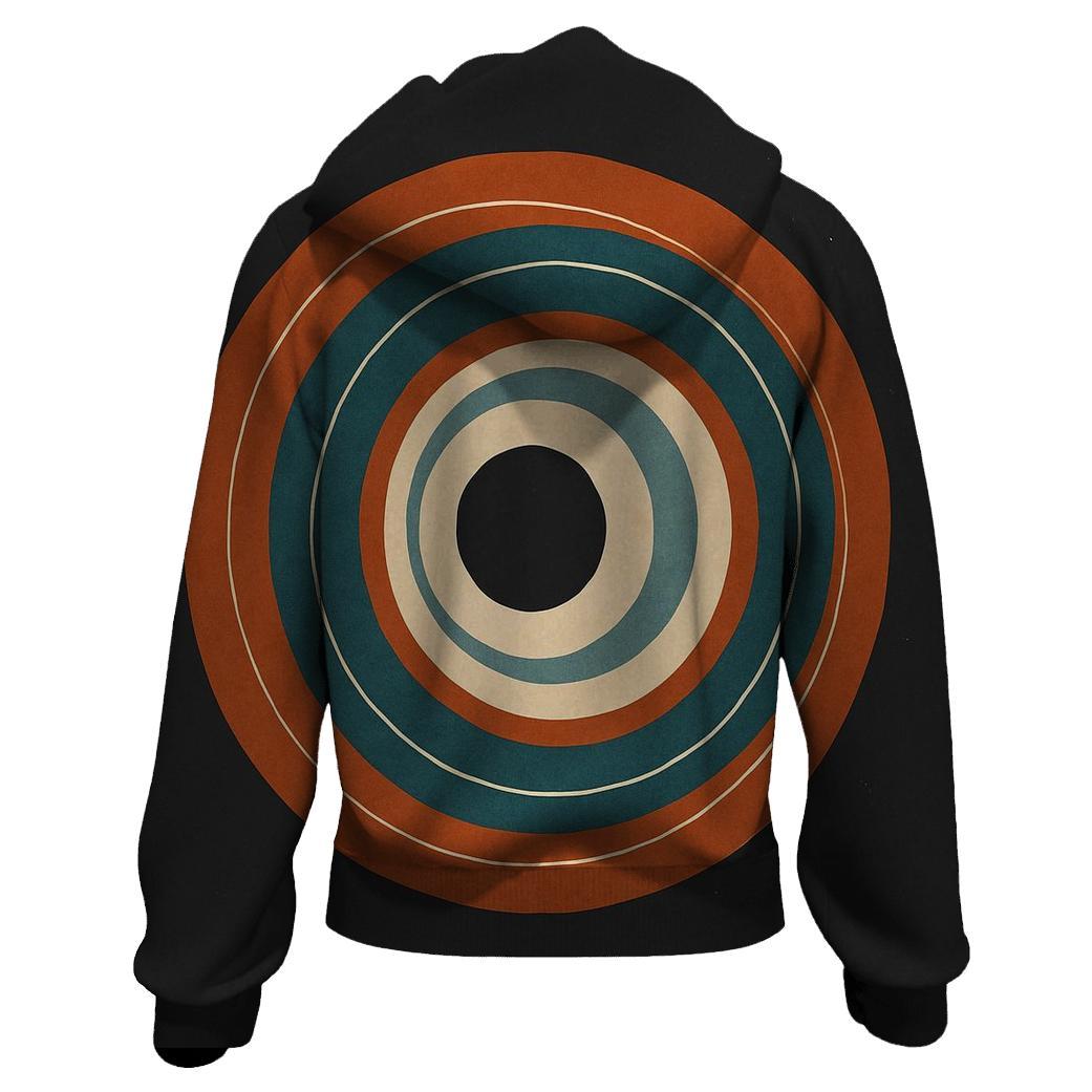 Accretion Disk Belt Mosaic pullover hoodies