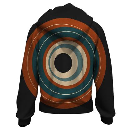 Accretion Disk Belt Mosaic pullover hoodies