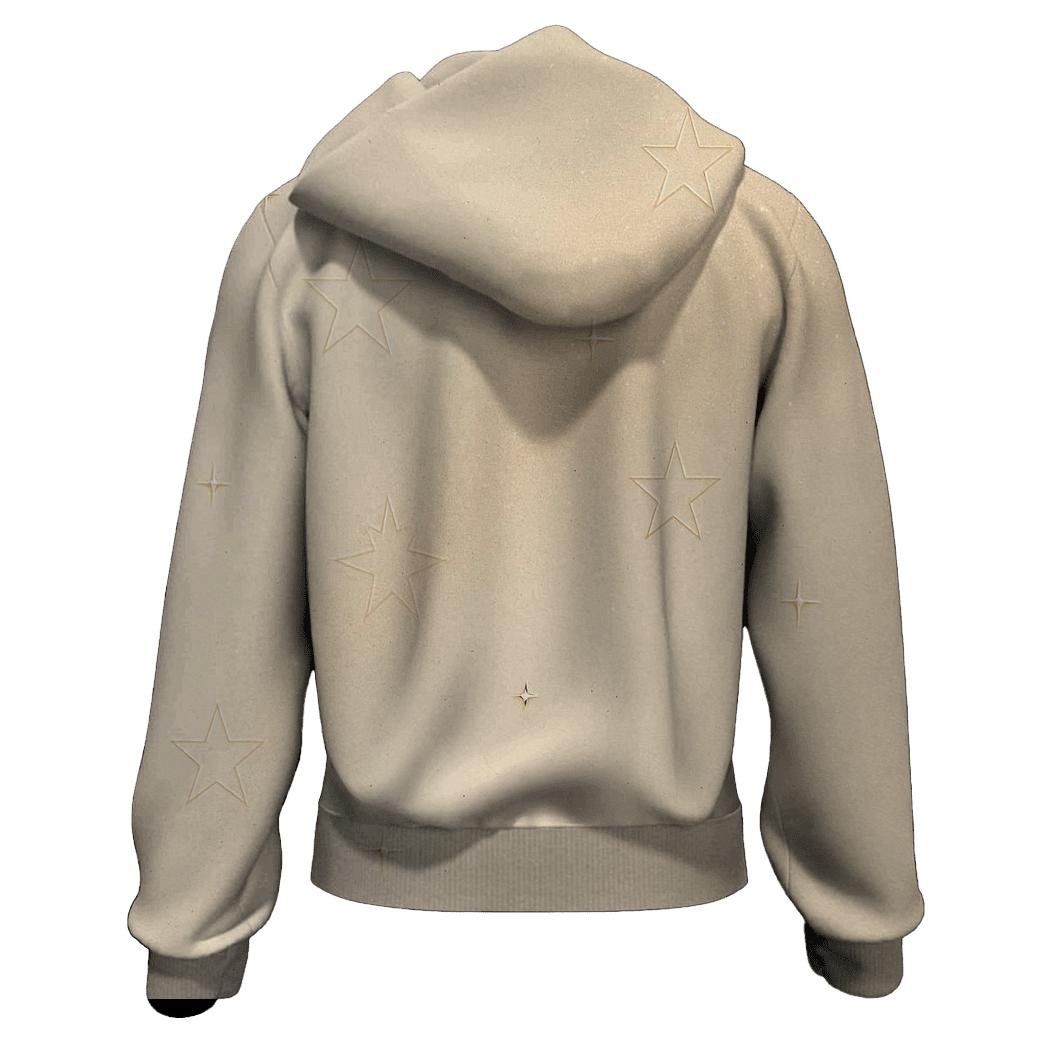 Champagne Stardust Veil zip-up hoodies