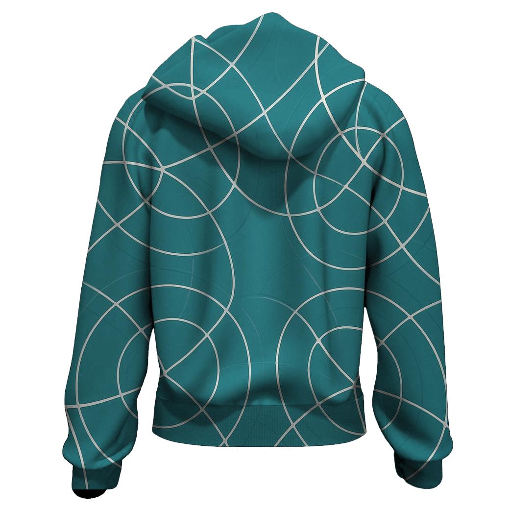 Gravitational Lens Arc Net embroidered hoodies