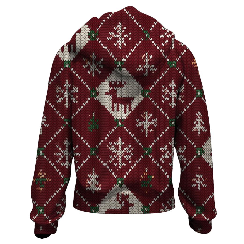 Reindeer Sweater Diamond Lattice Design designer hoodies
