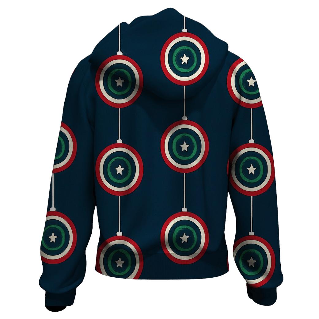 Polar Night Star Ornaments heavyweight hoodies