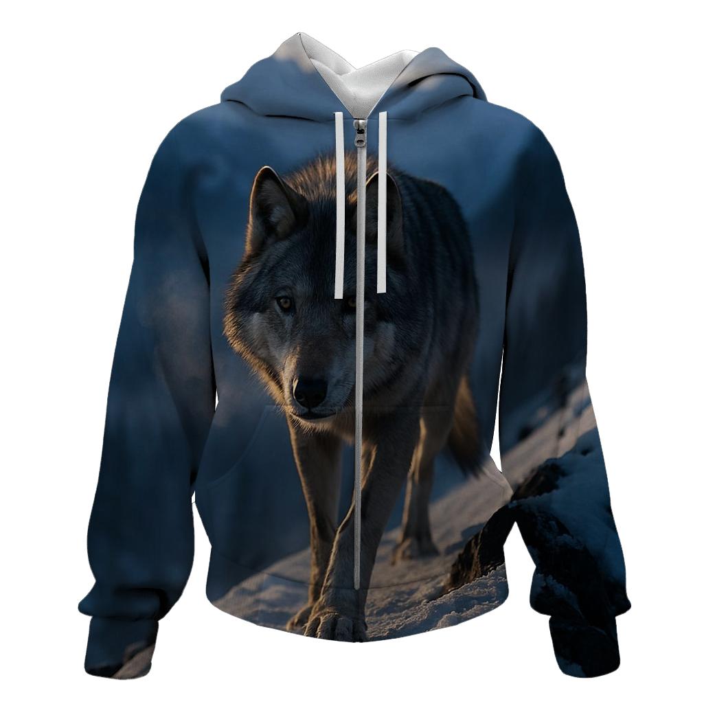 Alpine Ridge Lone Wolf Patrol embroidered hoodies