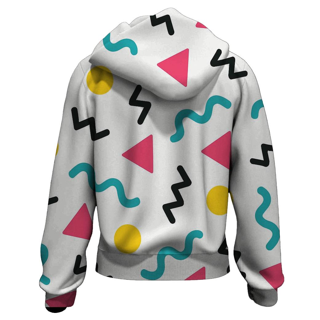 Memphis Party Confetti hoodies fashion