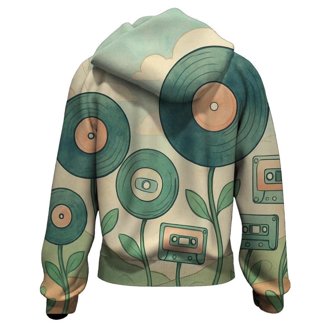 Analog Wave Garden hoodie trends