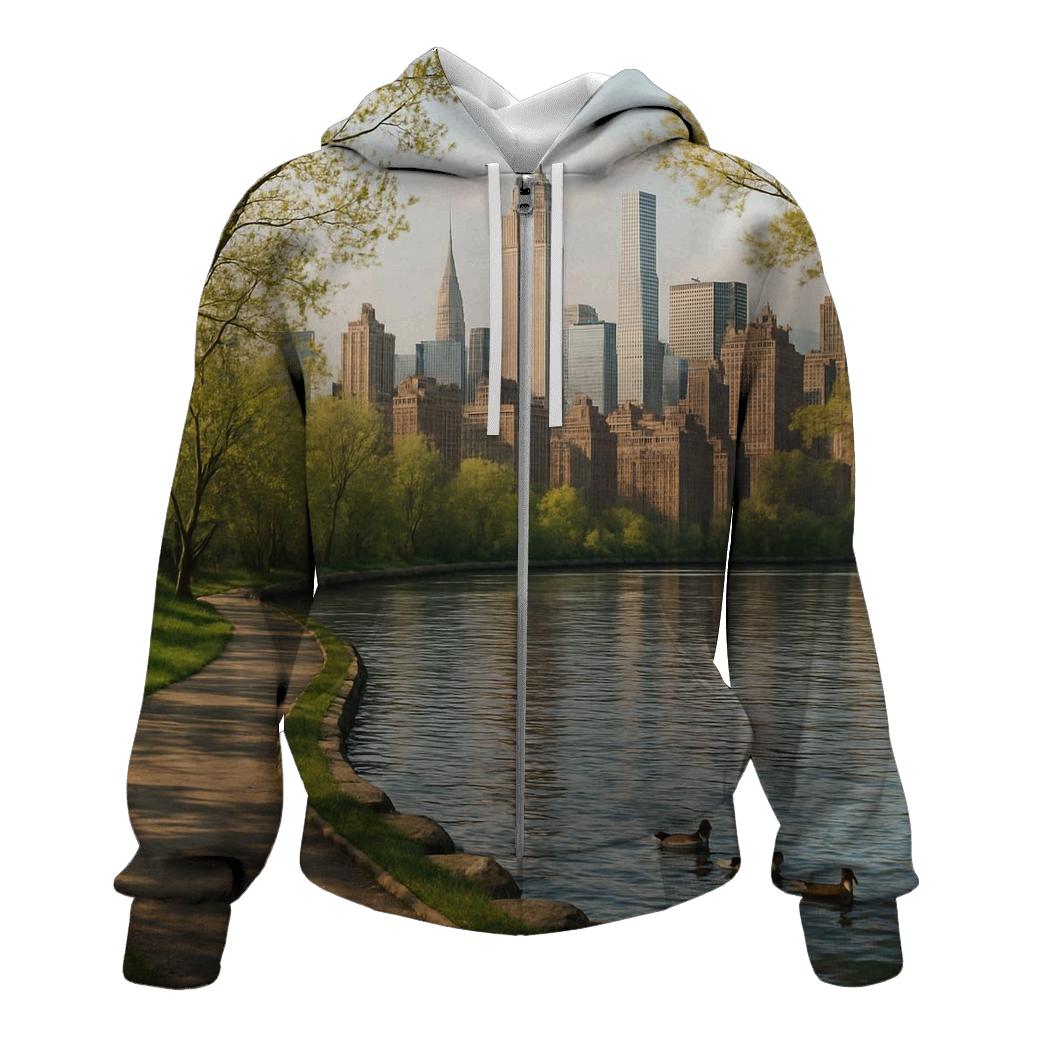 Bronx River Park View Of Midtown Towers hoodie trends
