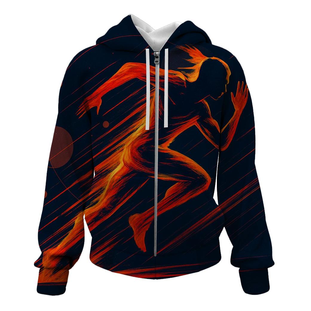 Solar Flare Sports Motion premium hoodies