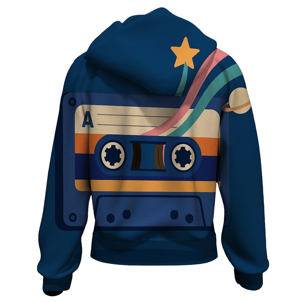 Cosmic Cassette Daydream premium hoodies