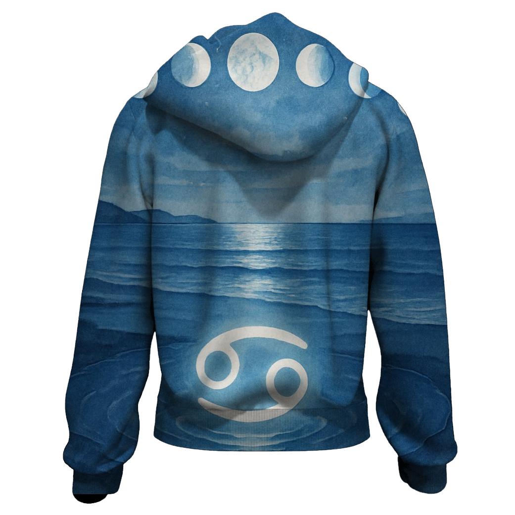 Lunar Phases Cancer Tide Ritual heavyweight hoodies