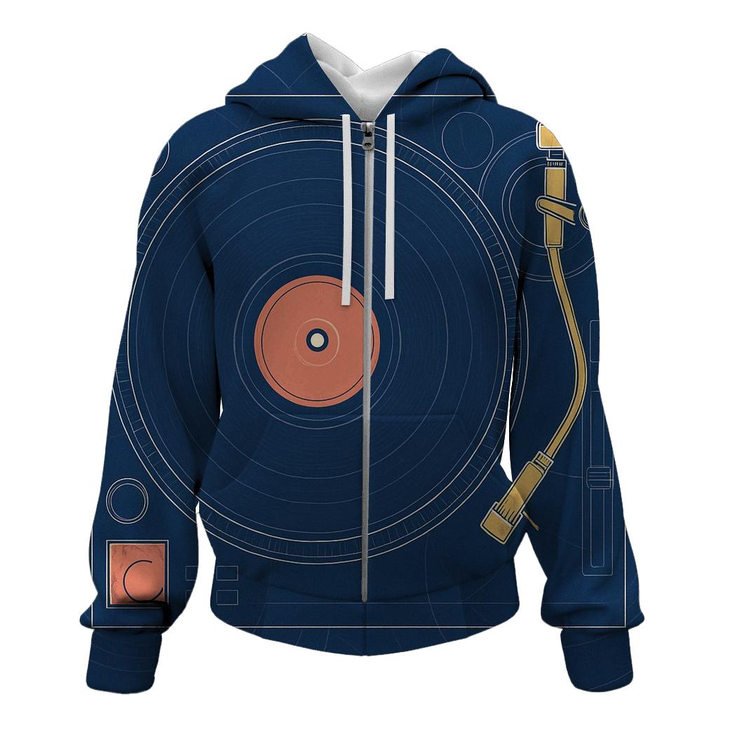Turntable Blueprint Fusion lightweight hoodies