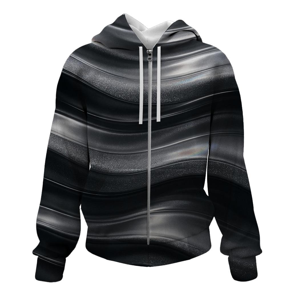 Silver Mirage Ripple custom hoodies