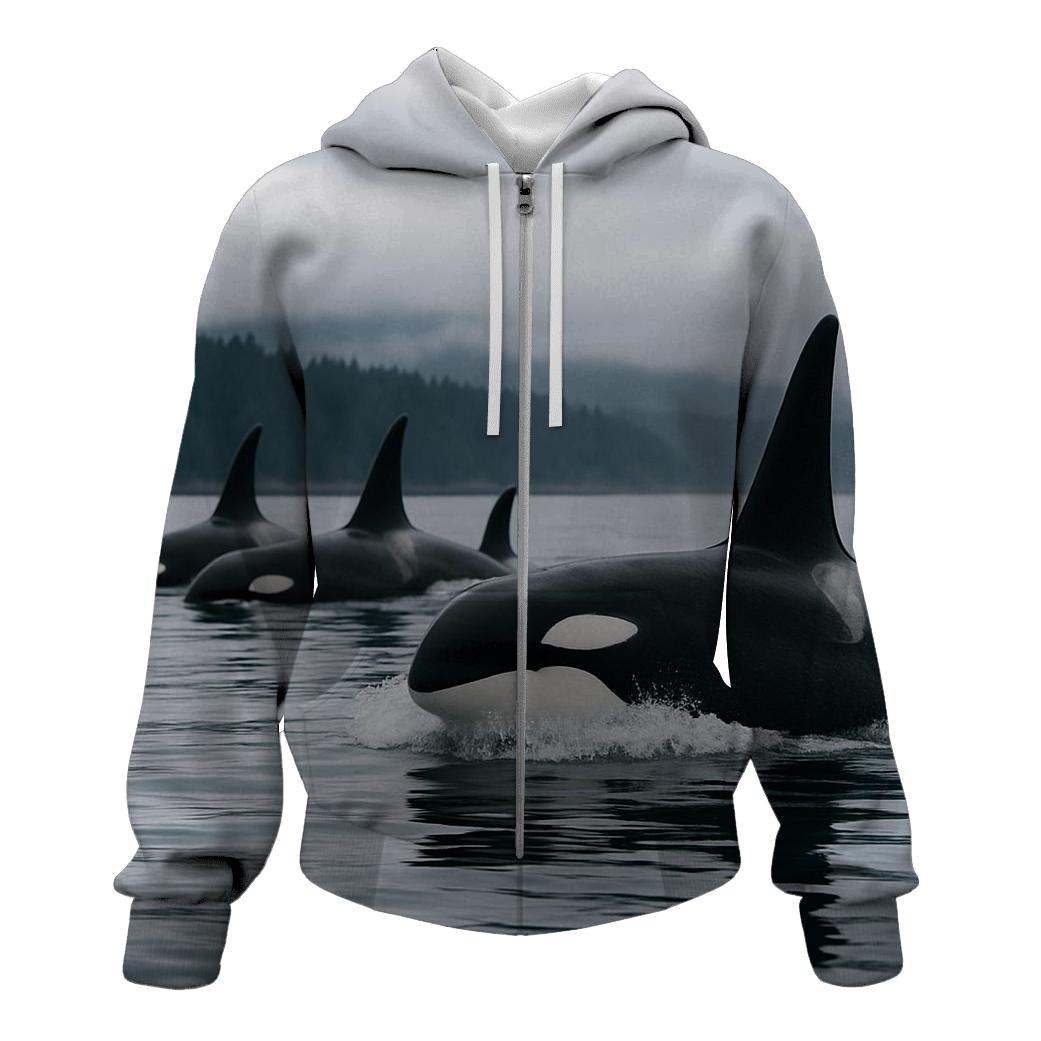 Orca Pod At Surface Break hoodie designs