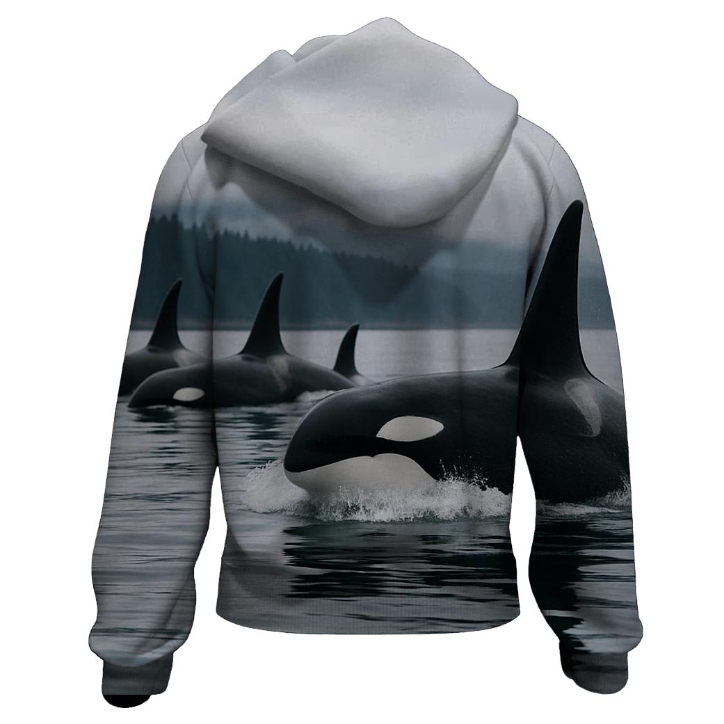 Orca Pod At Surface Break hoodie designs