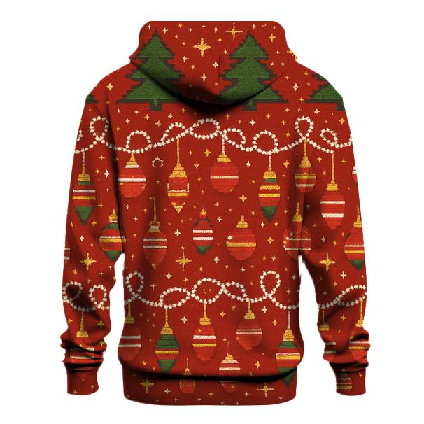 Tangled Tinsel Forest Bands Design printed hoodies