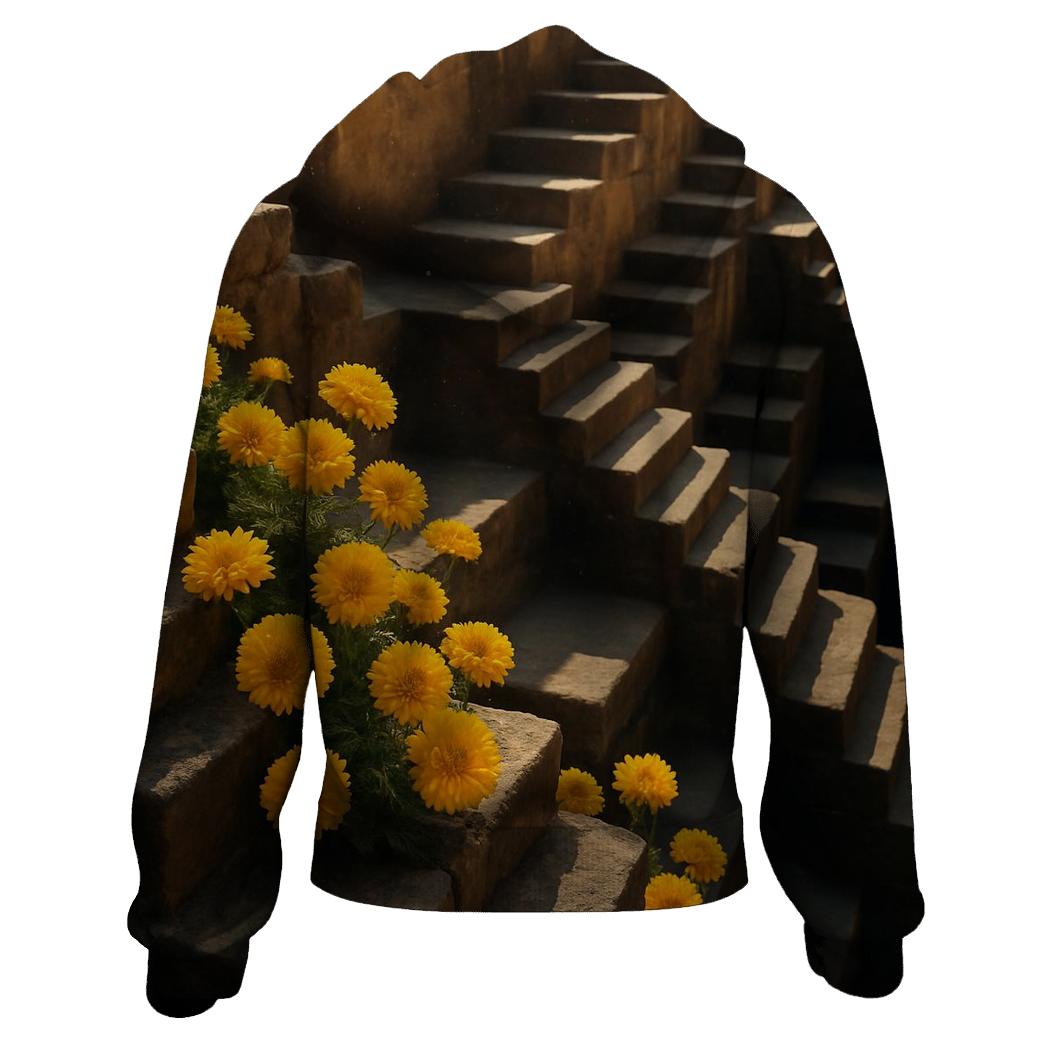 Desert Marigolds At Ancient Stepwell hoodie trends