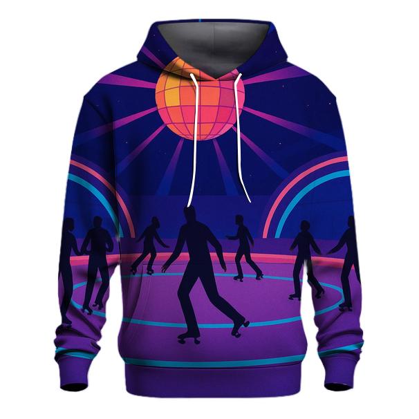Neon Roller Rink Nights heavyweight hoodies