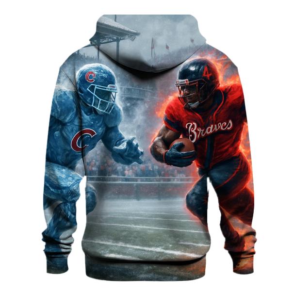 Frozen End Zone At Wrigley Field custom hoodies