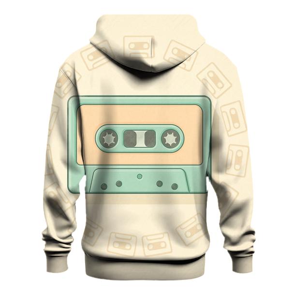 Retro Cassette Halo graphic hoodies