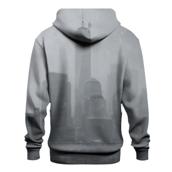 Winter Storm Over Lower Manhattan custom hoodies