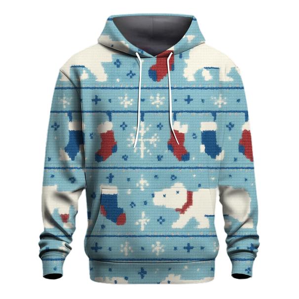 Polar Parade Stocking Stripes Design lightweight hoodies