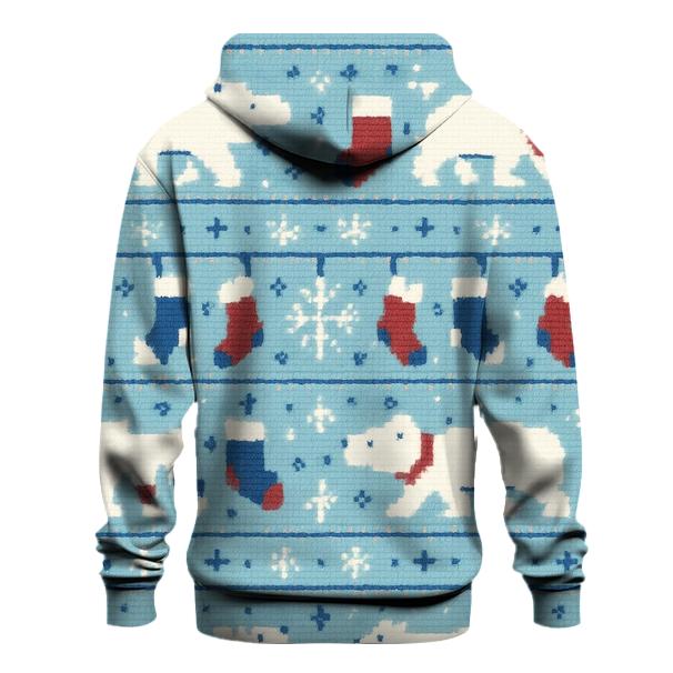 Polar Parade Stocking Stripes Design lightweight hoodies