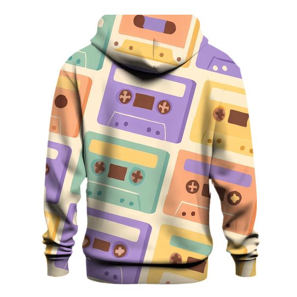 Pastel Cassette Mosaic designer hoodies
