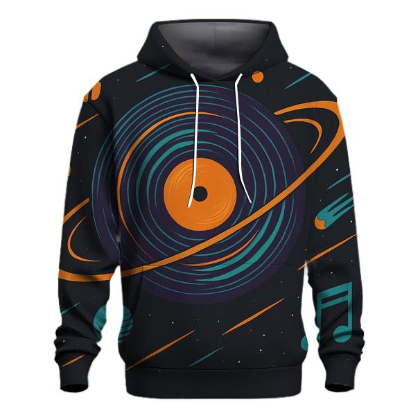 Planetary Vinyl Sound Waves hoodie designs