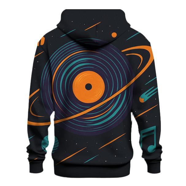 Planetary Vinyl Sound Waves hoodie designs