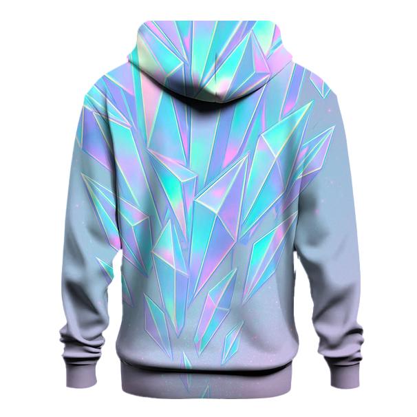 Holographic Prism Cascade hoodies fashion