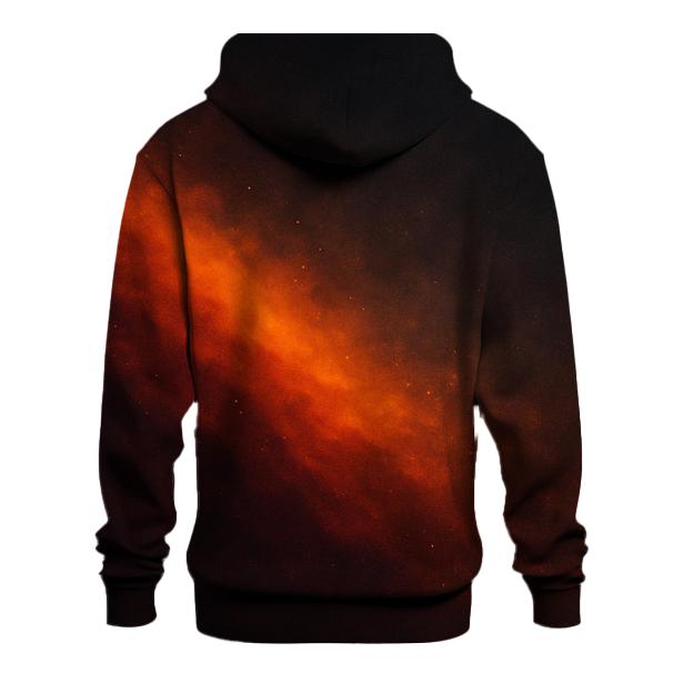 Cosmic Ember Drift lightweight hoodies