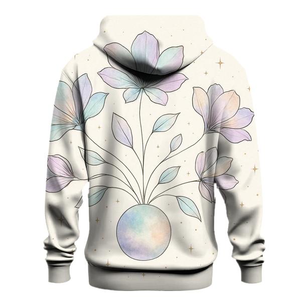 Astral Botanical Bloom graphic hoodies