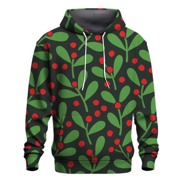Geometric Mistletoe Mosaic hoodies fashion