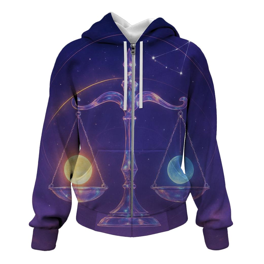 Libra Equinox Crystal Scales hoodie trends
