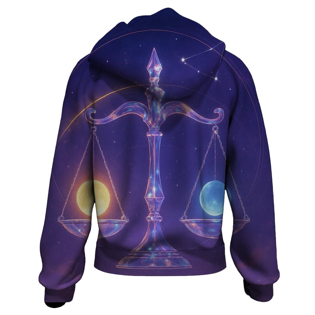 Libra Equinox Crystal Scales hoodie trends